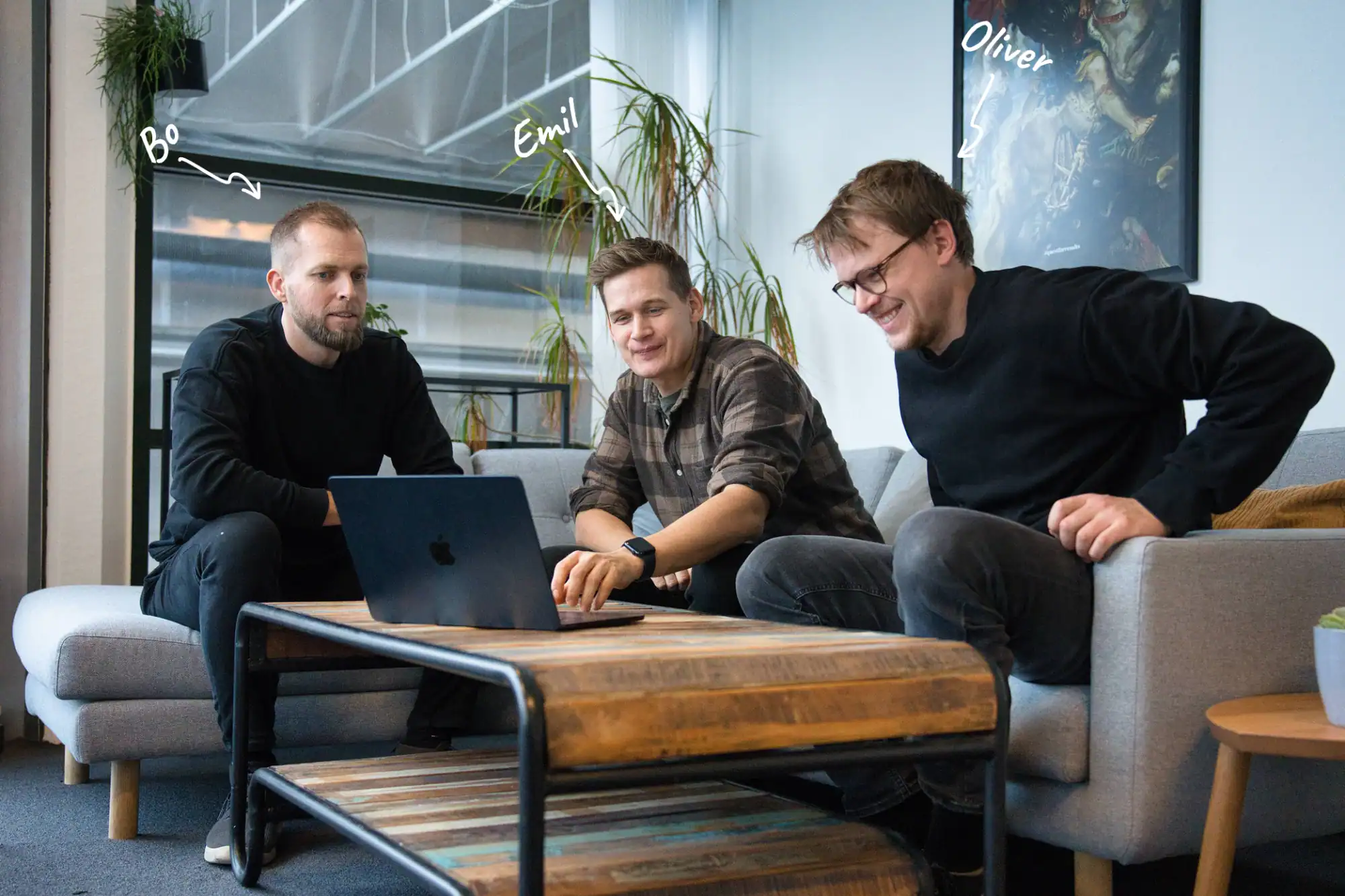 Oliver Lindebod, Emil Højbjerg & Bo Møller